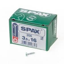 Alternatieve afbeelding voor Spax spaanplaatschroeven 3,5x16 mm verzinkt platkop TORX 200 stuks