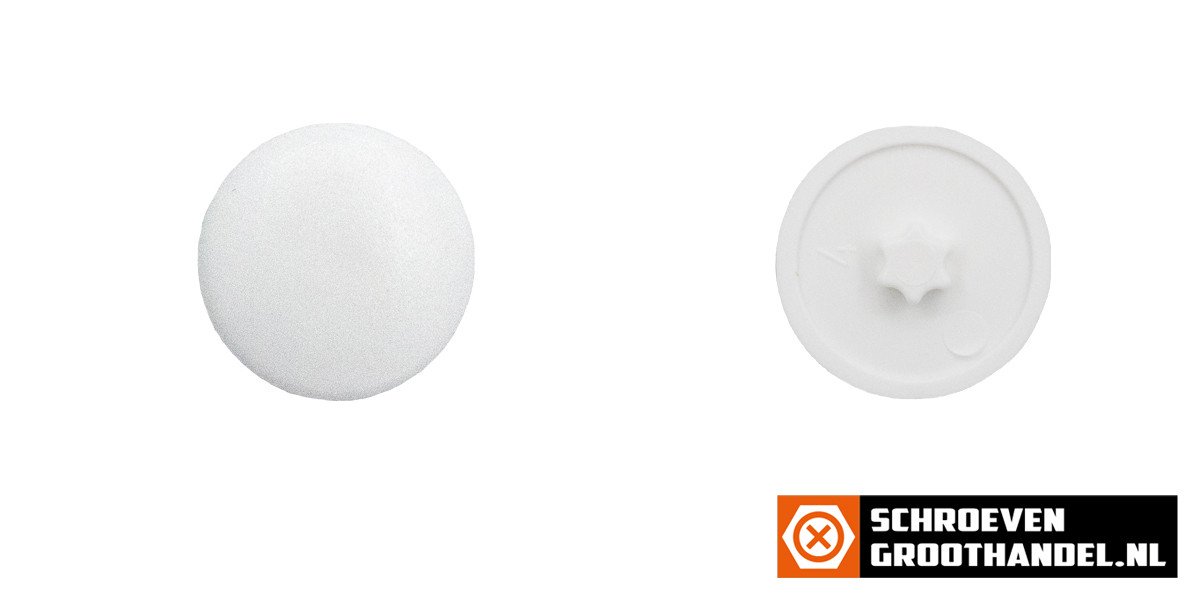 Alternatieve afbeelding voor Afdekkapjes voor schroef torx-15 wit 25 stuks