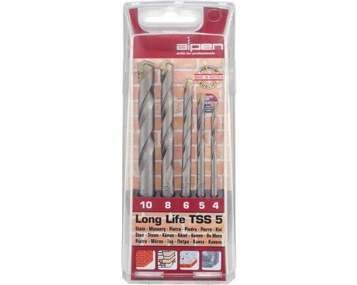 Alternatieve afbeelding voor Alpen steenboorset Long Life 5-delig