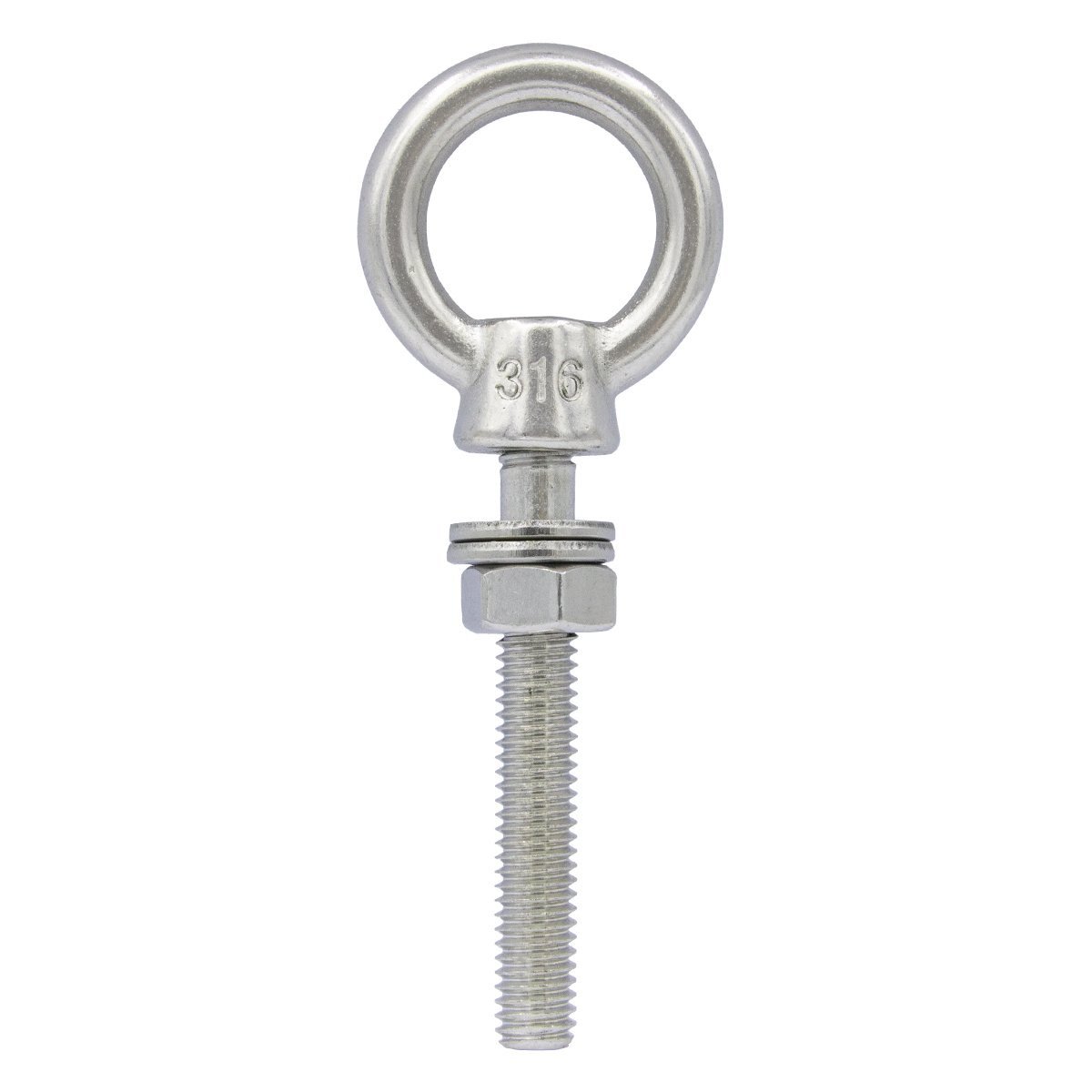 Alternatieve afbeelding voor Oogbout met metrische draad M6x40 RVS A4 1 stuk