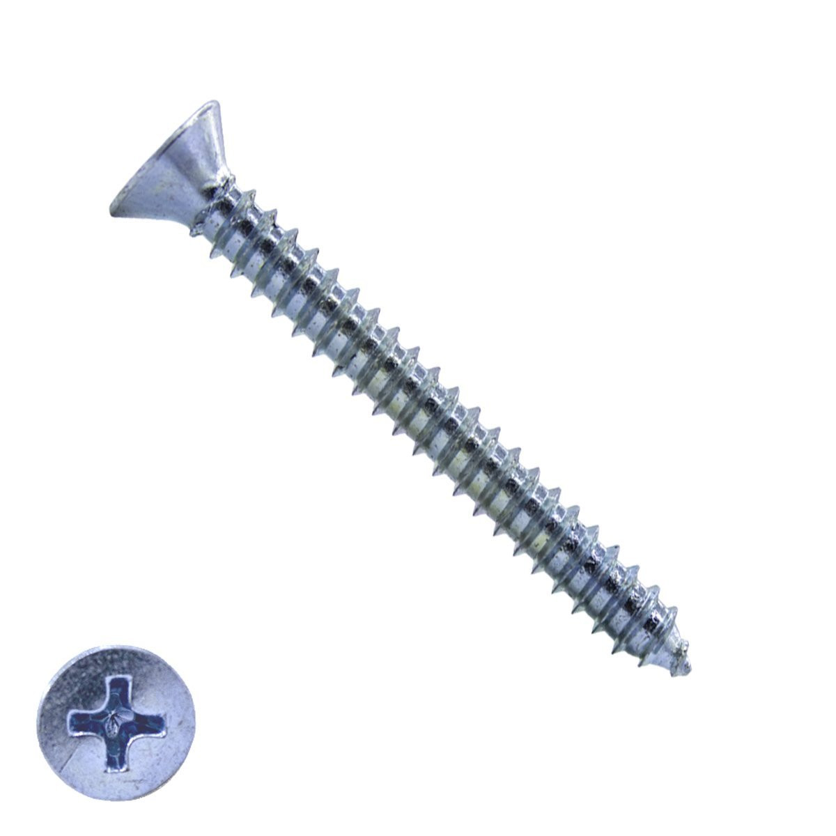 Alternatieve afbeelding voor Parkers verzinkt 4,8x50mm platkop philips DIN 7982 200 stuks