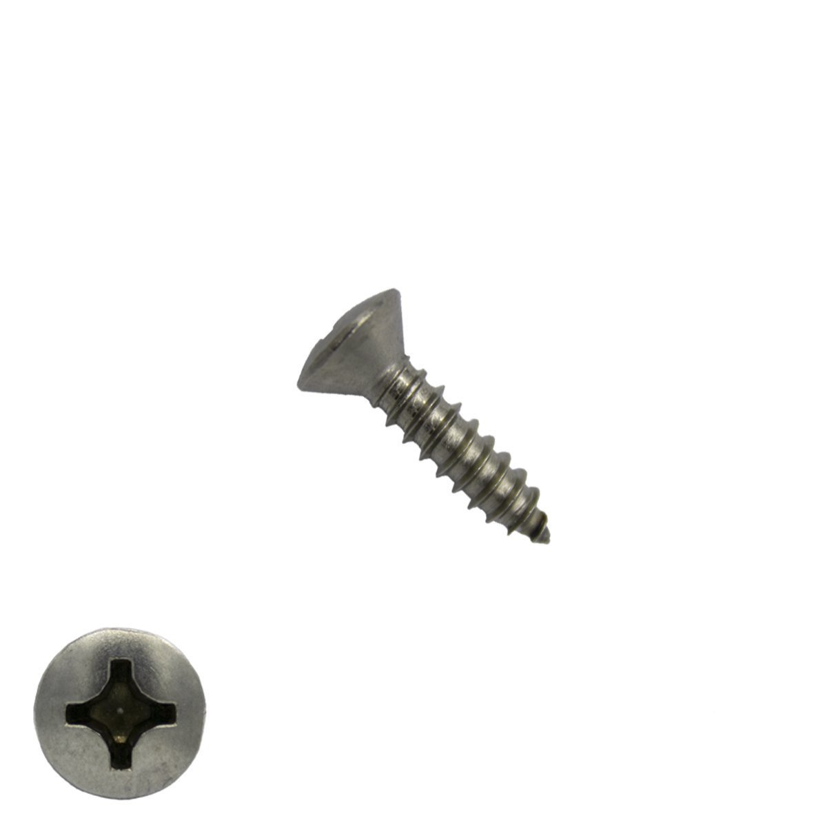 Alternatieve afbeelding voor Parkers RVS A2 2,9x6,5mm lenskop philips DIN 7983 200 stuks