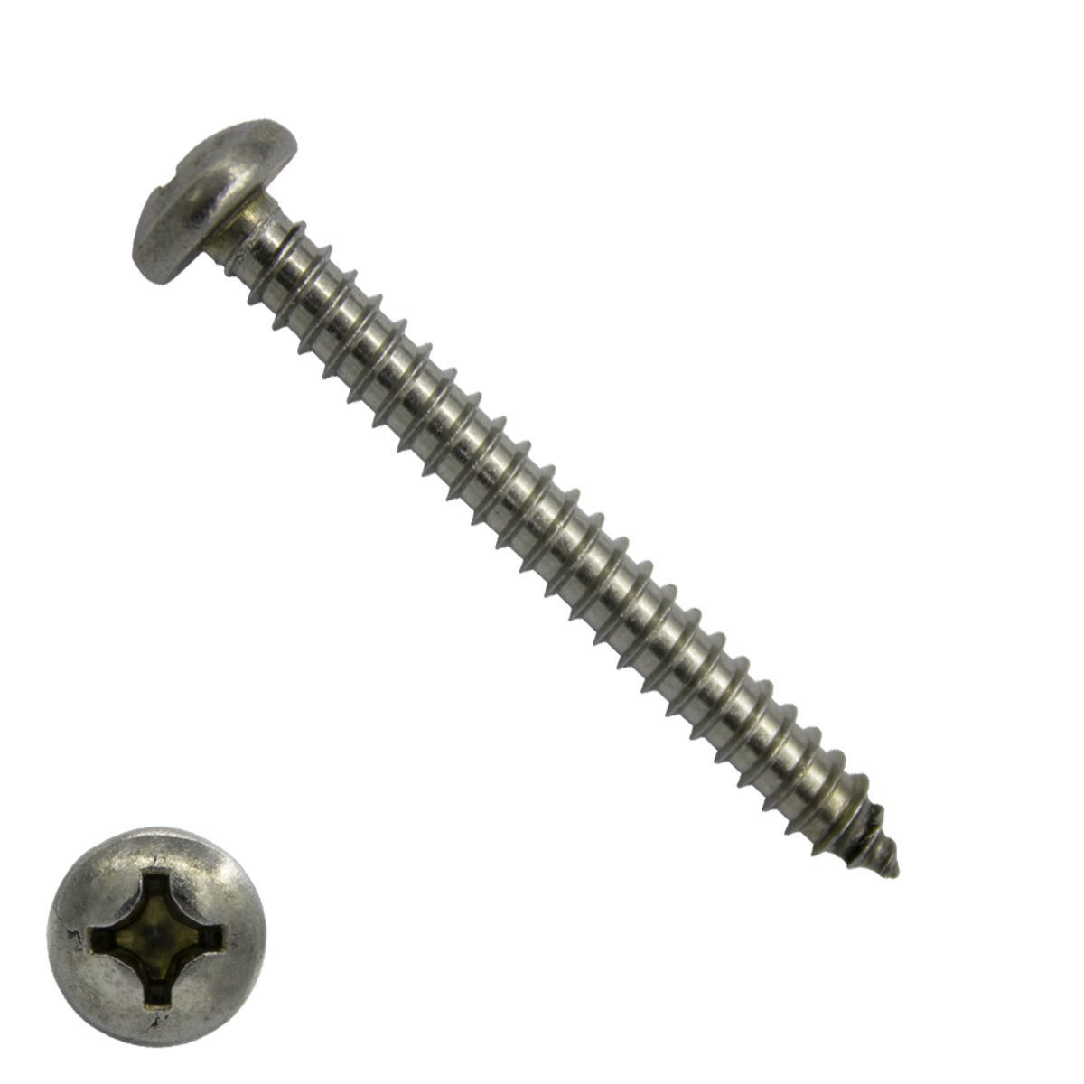 Alternatieve afbeelding voor Parkers RVS A2 4,8x50mm cilinderkop philips DIN 7981 200 stuks