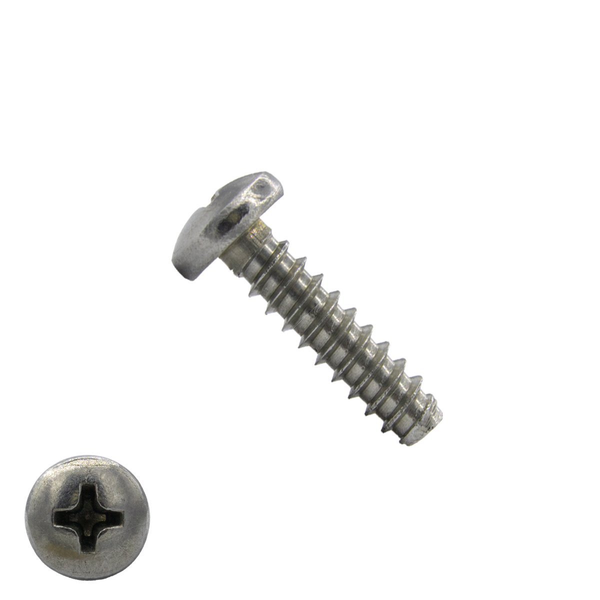 Alternatieve afbeelding voor Parkers zonder boorpunt RVS A2 4,8x19mm cilinderkop philips DIN 7981 200 stuks