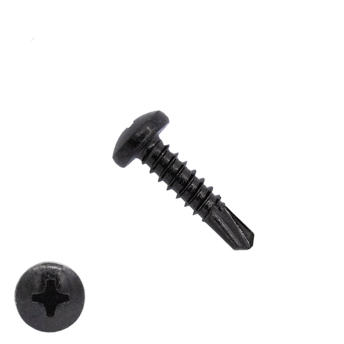 Alternatieve afbeelding voor Boorschroeven zwart verzinkt 3,5x19mm cilinderkop philips DIN 7504-P 200 stuks