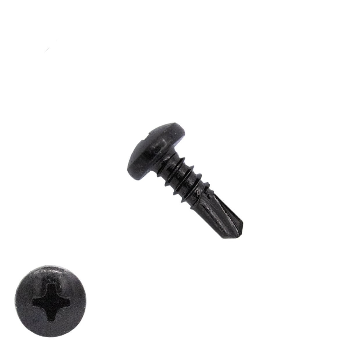 Alternatieve afbeelding voor Boorschroeven zwart verzinkt 4,2x13mm cilinderkop philips DIN 7504-P 200 stuks