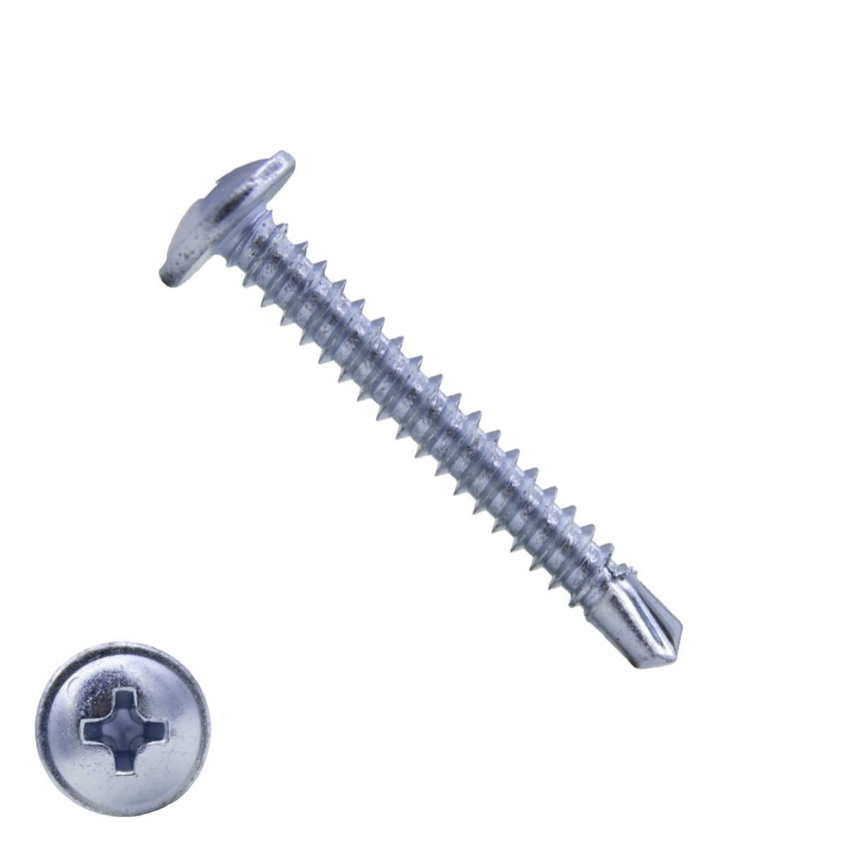 Alternatieve afbeelding voor Boorschroeven verzinkt 4,2x40mm flenskop philips DIN 7504-P 200 stuks
