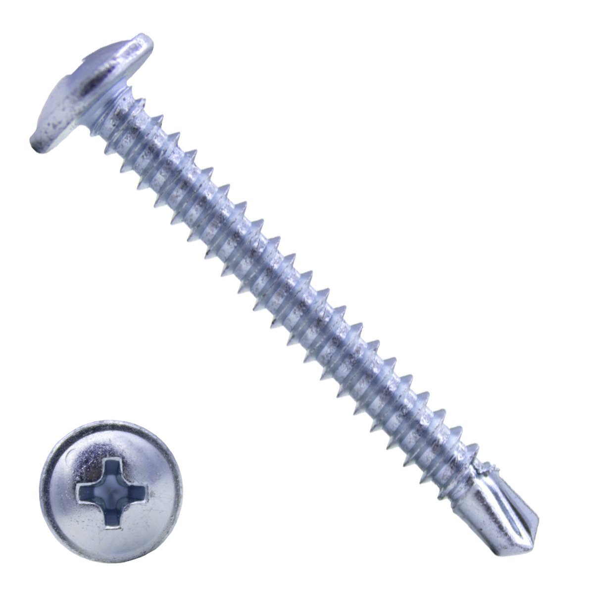 Alternatieve afbeelding voor Boorschroeven verzinkt 4,2x65mm flenskop philips DIN 7504-P 200 stuks