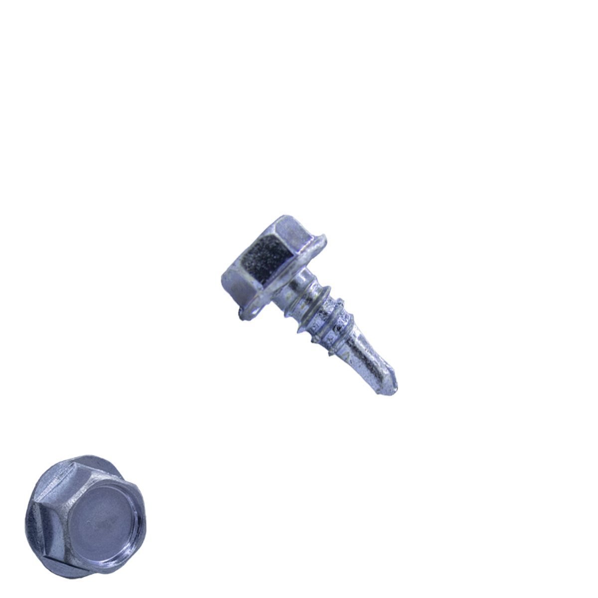 Alternatieve afbeelding voor Boorschroeven verzinkt 4,8x13mm zeskantkop DIN 7504-K 200 stuks