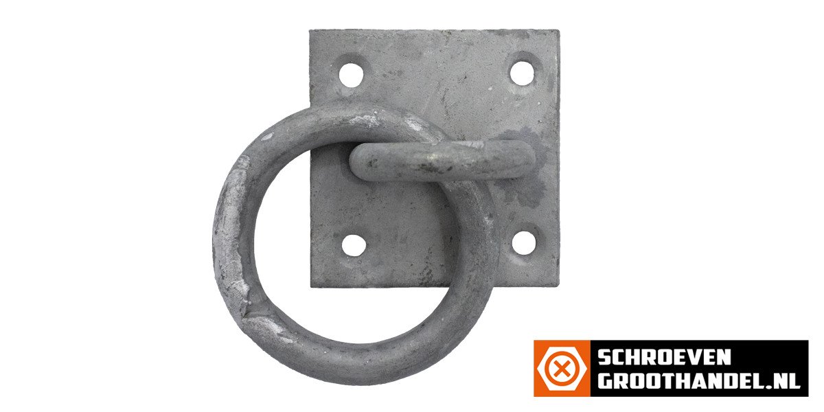 Alternatieve afbeelding voor Aanlegring 55x55 mm thermisch verzinkt 1 stuk