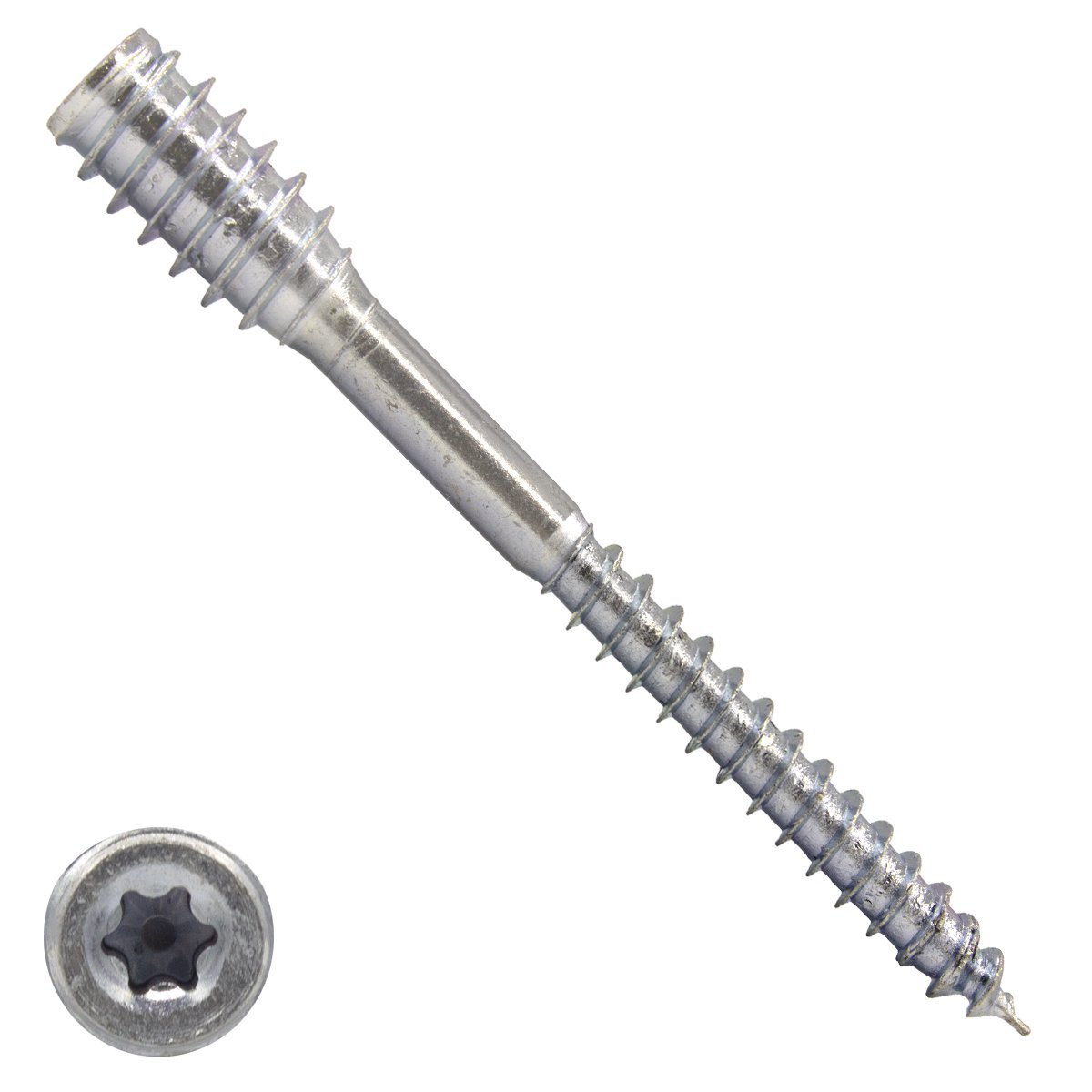 Alternatieve afbeelding voor Afstandschroeven 6x80 mm (15-35 mm) verzinkt 50 stuks