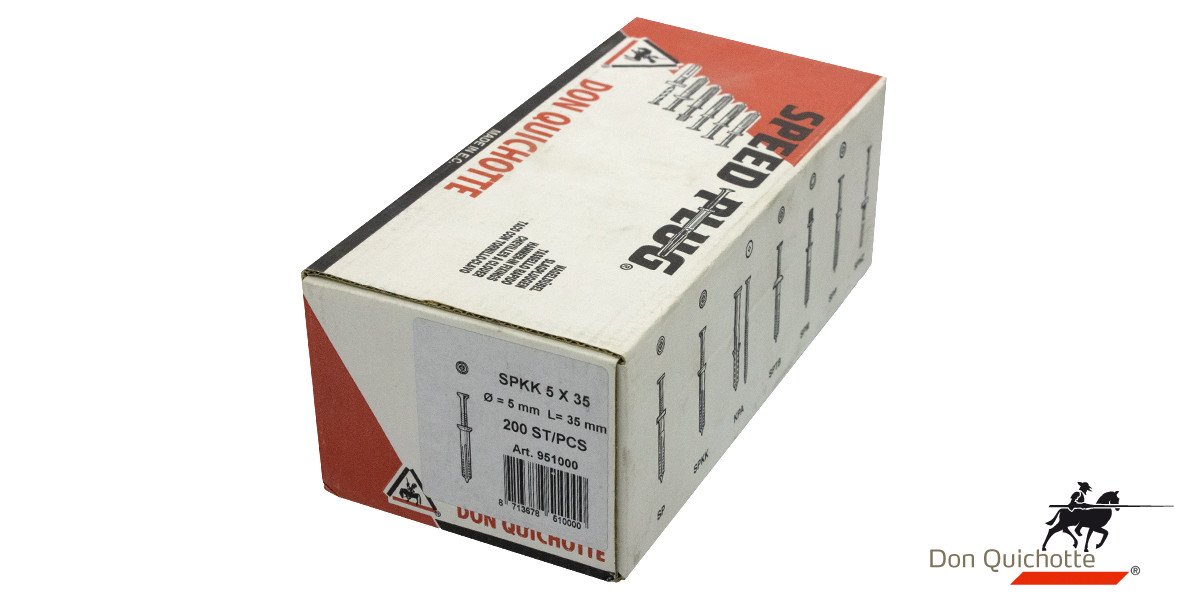 Alternatieve afbeelding voor Don Quichotte speedplug SPKK 5x35 200 stuks