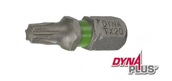Alternatieve afbeelding voor Dynaplus bit TORX-20 GROEN 25mm 10 stuks