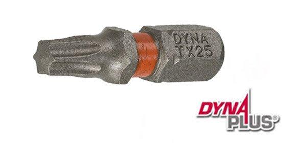 Alternatieve afbeelding voor Dynaplus bit TORX-25 ORANJE 25mm 10 stuks