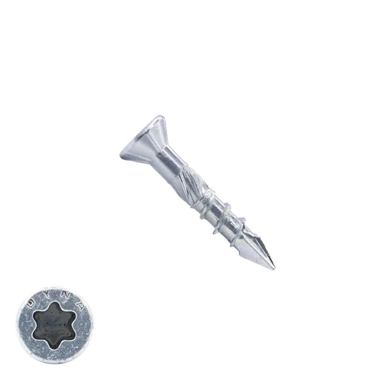 Alternatieve afbeelding voor Dynaplus mdf-schroeven 3,5x20mm deeldraad verzinkt platkop torx 200 stuks