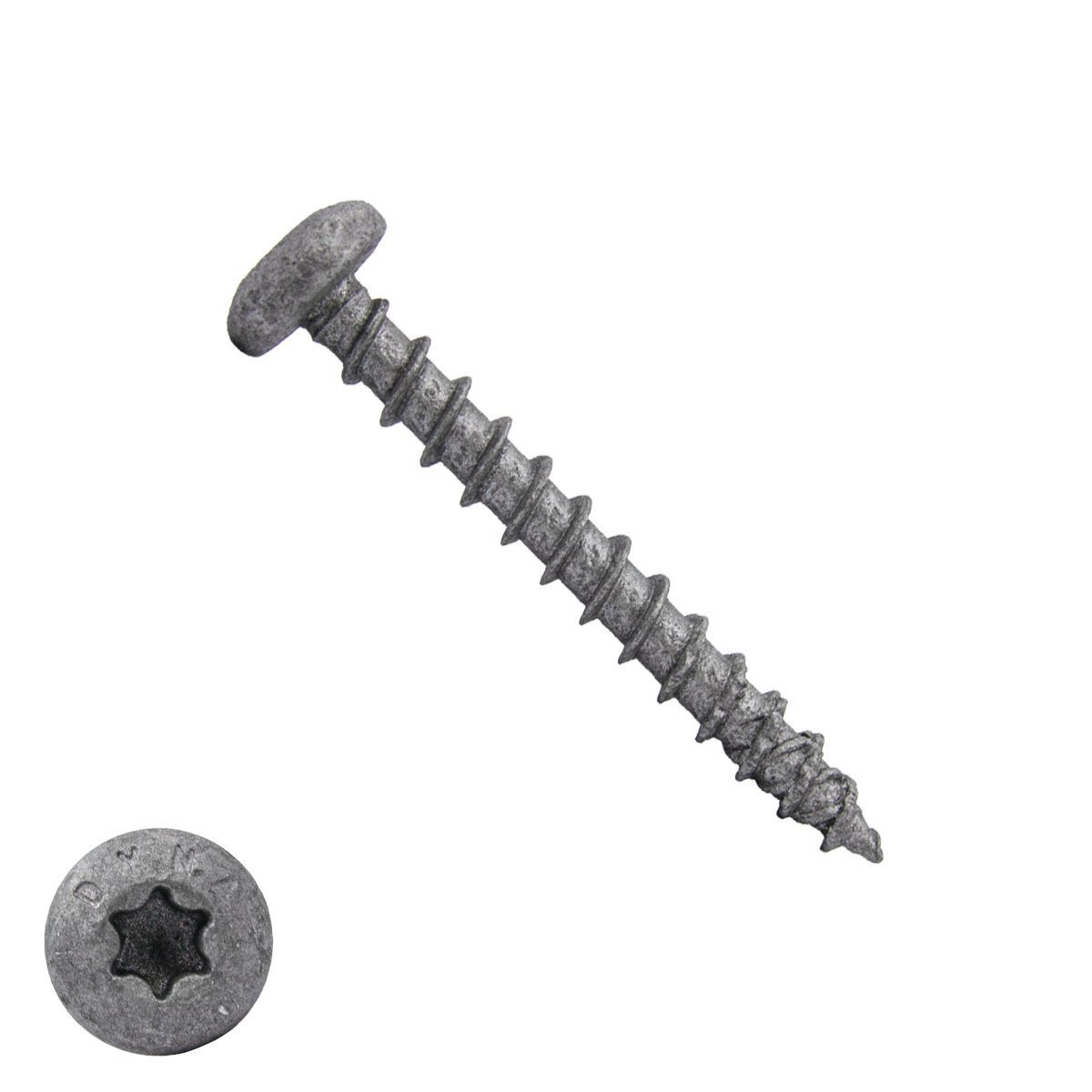 Alternatieve afbeelding voor Dynaplus spaanplaatschroeven 3,5x40mm ar-coating grijs cilinderkop torx 200 stuks