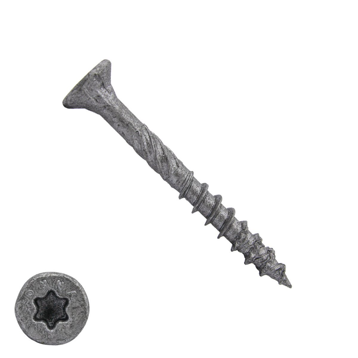 Alternatieve afbeelding voor Dynaplus spaanplaatschroeven 3,5x40mm deeldraad ar-coating grijs platkop torx 200 stuks