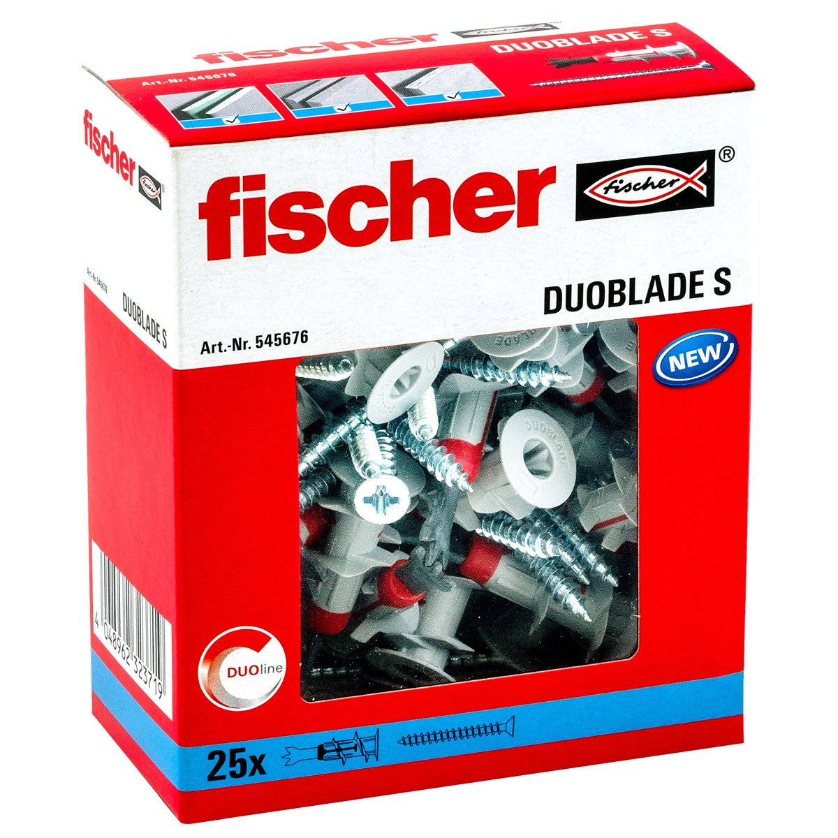 Alternatieve afbeelding voor Fischer DuoBlade S met schroeven 25 stuks