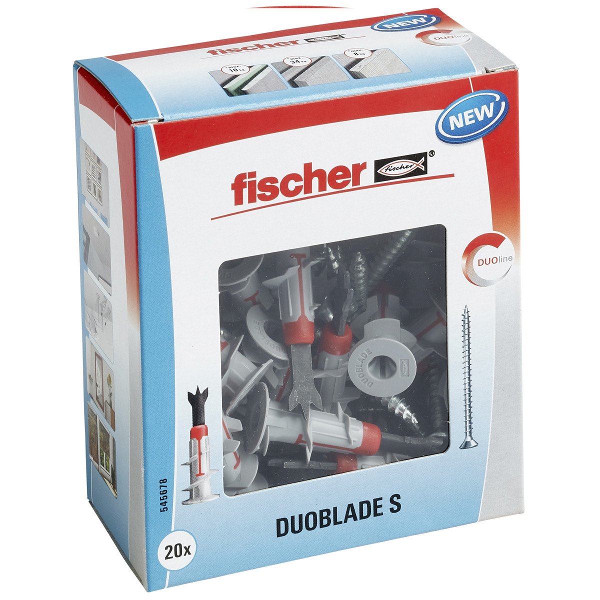Alternatieve afbeelding voor Fischer DuoBlade S met schroeven 20 stuks