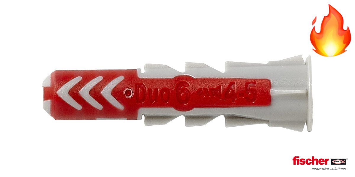 Alternatieve afbeelding voor Fischer Duopower pluggen 6x30 100 stuks DHZ