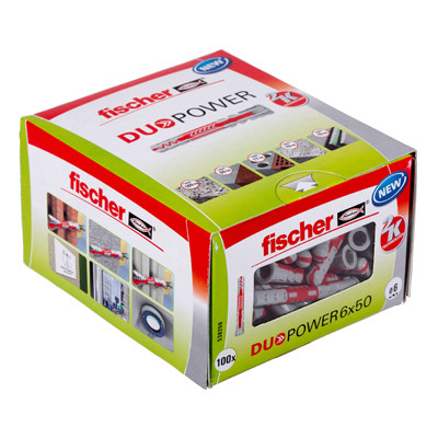 Alternatieve afbeelding voor Fischer Duopower pluggen 6x50 100 stuks