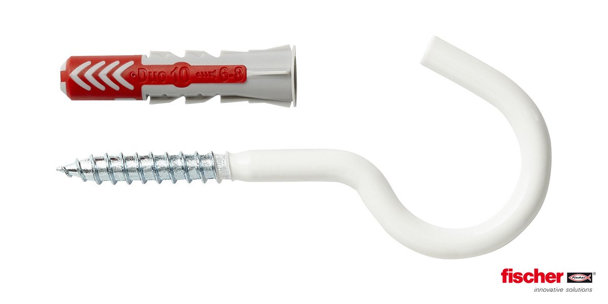 Alternatieve afbeelding voor Fischer Duopower pluggen 10x50 RH G N K met nylon haak 2 stuks