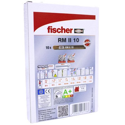 Alternatieve afbeelding voor Fischer chemisch anker capsule RM II 10mm 10 stuks