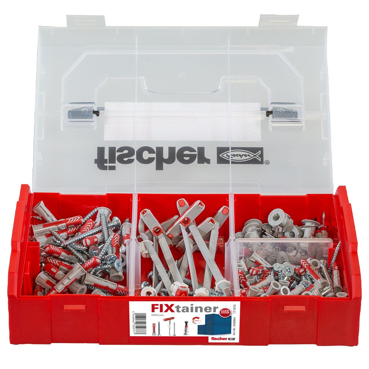 Alternatieve afbeelding voor Fischer assortimentsdoos Fixtainer Duoline