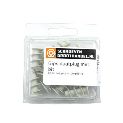 Alternatieve afbeelding voor Gipsplaatpluggen met bit 10 stuks