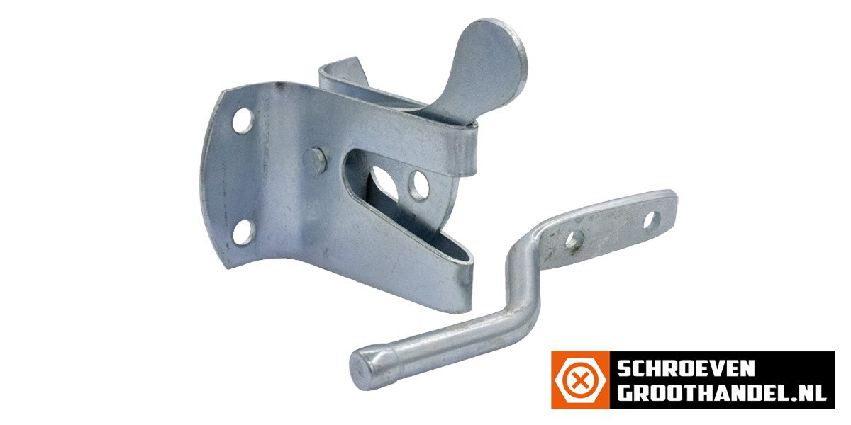 Alternatieve afbeelding voor Heksluiting automatisch 60 x 45 mm verzinkt 1 stuk