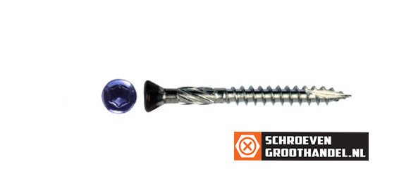 Alternatieve afbeelding voor Potdekselschroeven 5x80 mm RVS C1 RAL9005 gitzwart TORX 200 stuks