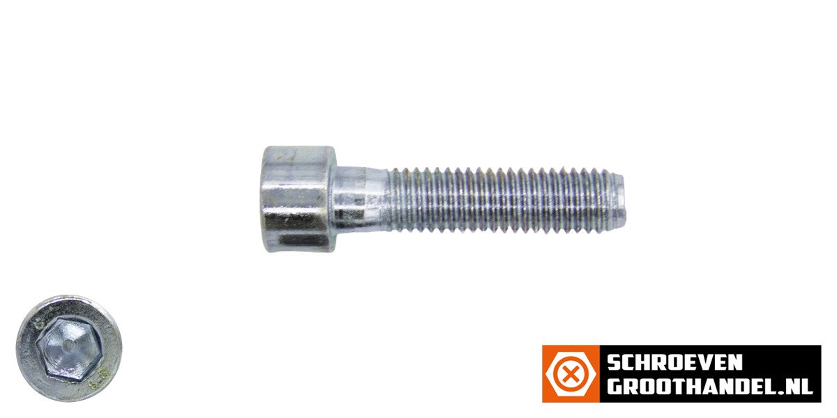 Alternatieve afbeelding voor Inbusbouten cilinderkop M3 x 40mm verzinkt DIN912 100 stuks