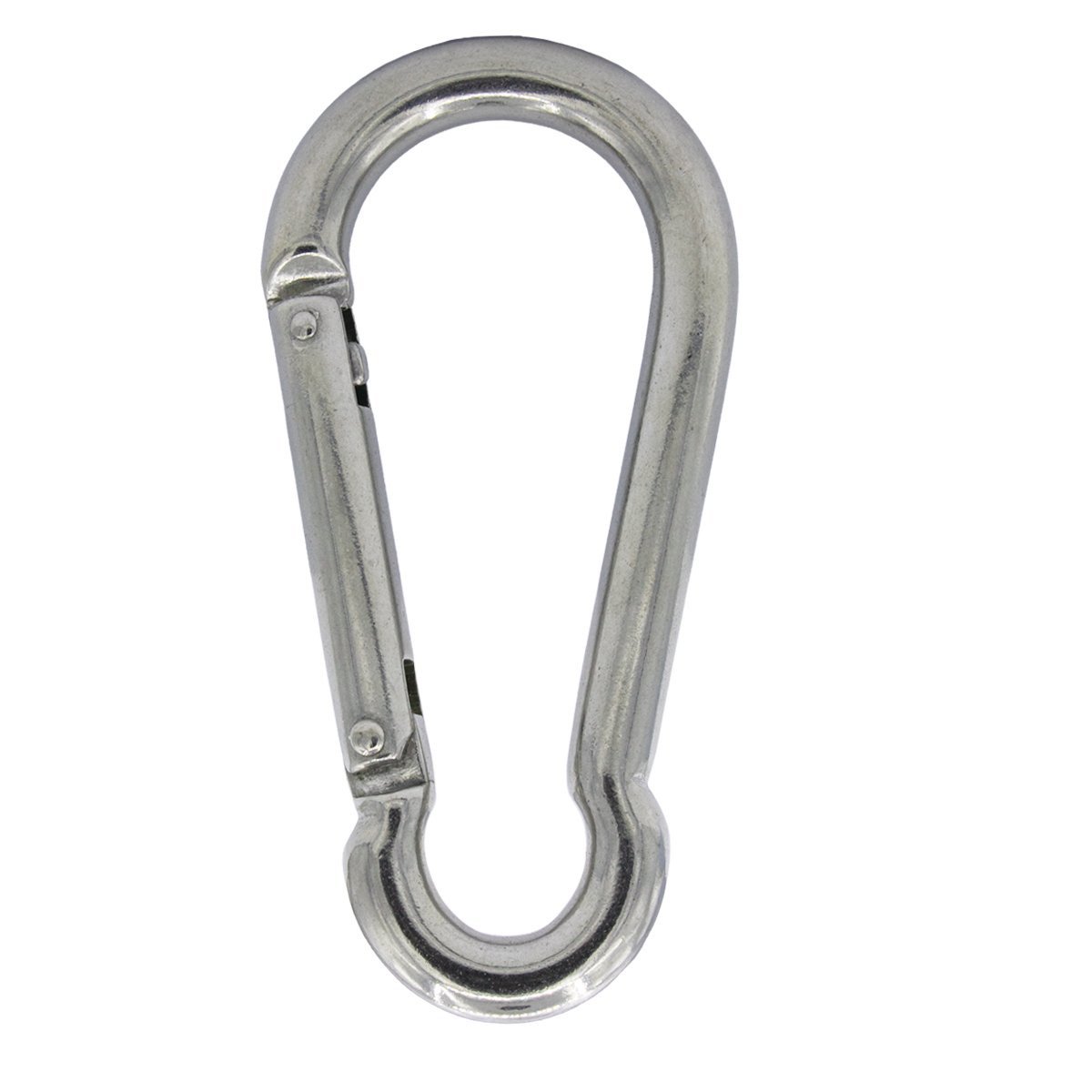 Alternatieve afbeelding voor Karabijnhaak grote sluiting 11x120mm RVS A4 1 stuk