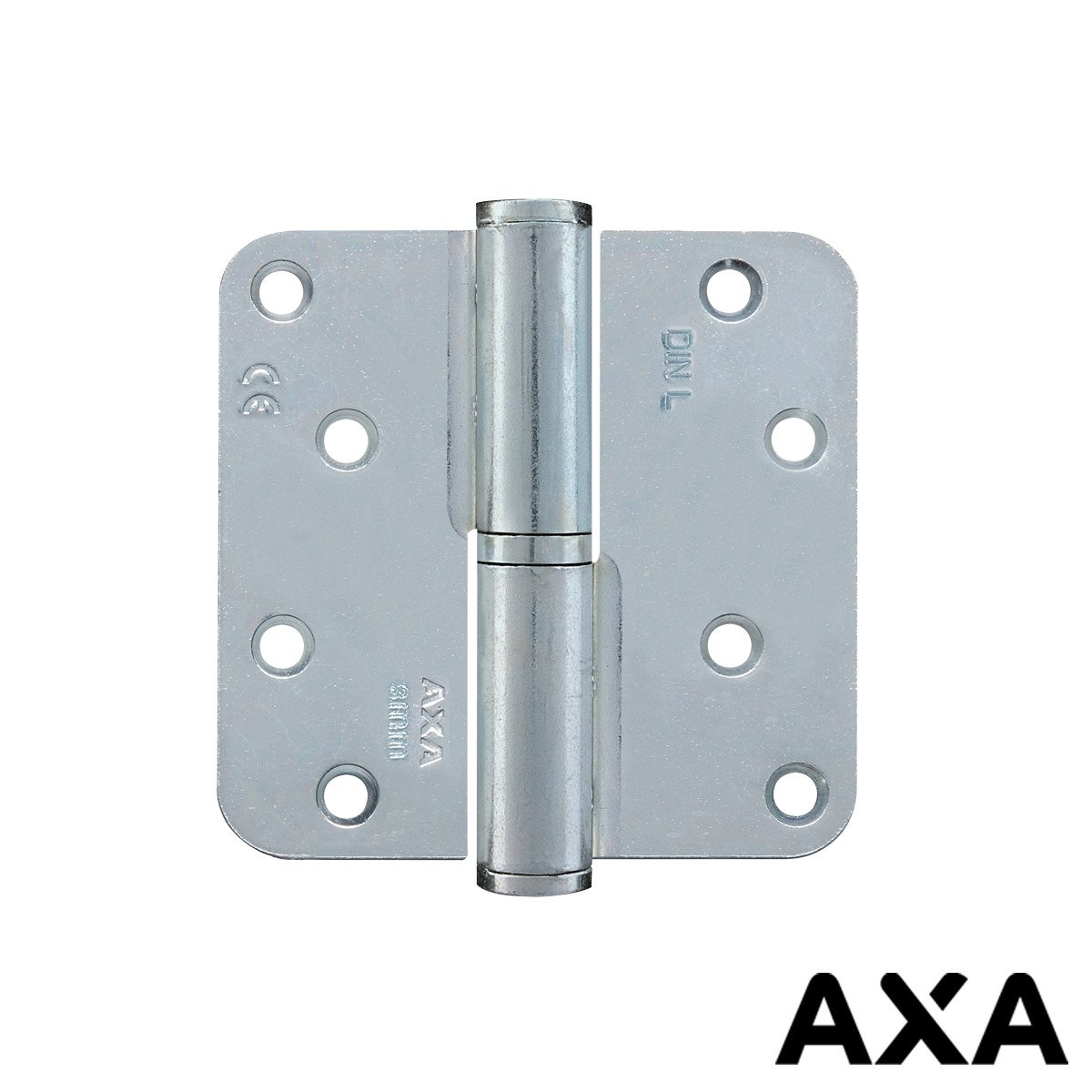Alternatieve afbeelding voor KOGELPAUMELLE SCHARNIER 89X89MM RONDE HOEK LINKS STAAL AXA