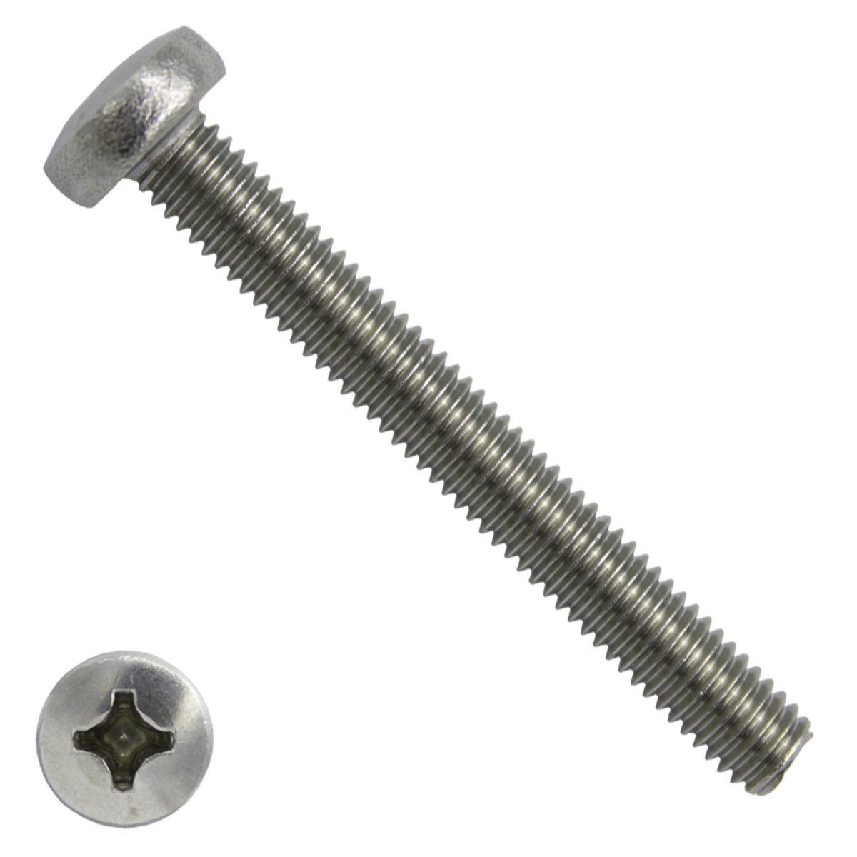 Alternatieve afbeelding voor Metaalschroeven cilinderkop M6 x 80mm DIN7985 RVS A2 philips 100 stuks