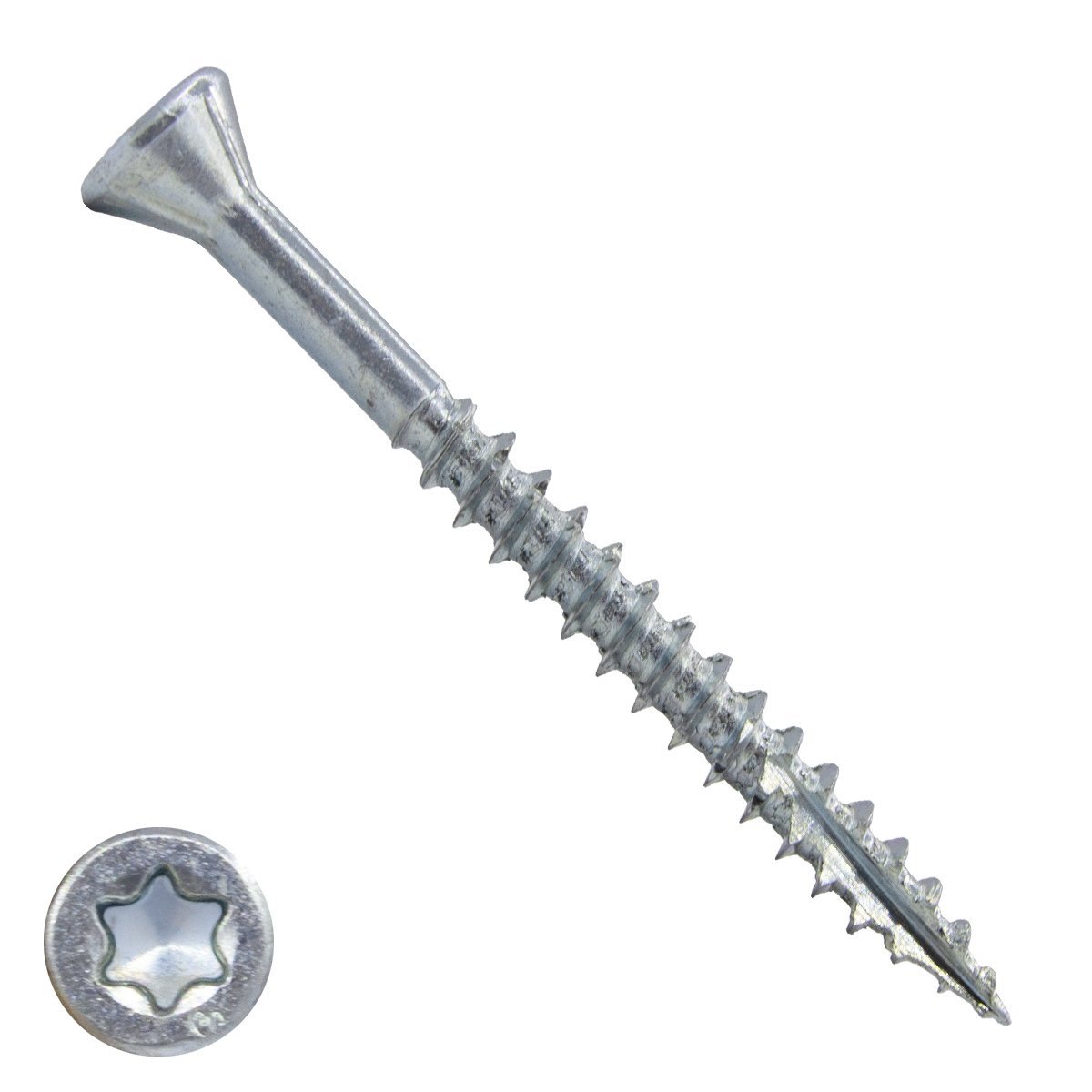 Alternatieve afbeelding voor MDF-schroeven 4x40/28 mm verzinkt freeskop TORX 200 stuks