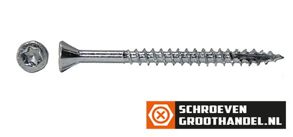 Alternatieve afbeelding voor MDF-schroeven 4x40/28 mm verzinkt freeskop TORX 200 stuks