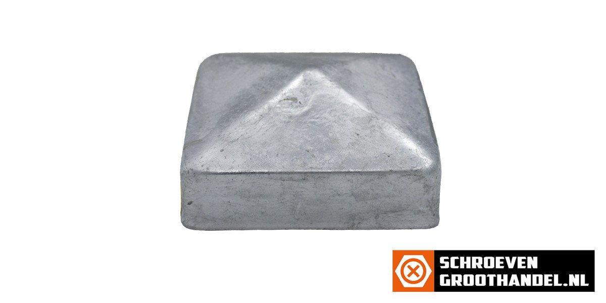 Alternatieve afbeelding voor Paalkap pyramide 71x71 mm thermisch verzinkt 1 stuk