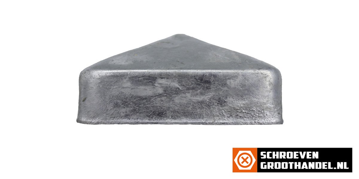 Alternatieve afbeelding voor Paalkap pyramide 71x71 mm thermisch verzinkt 1 stuk