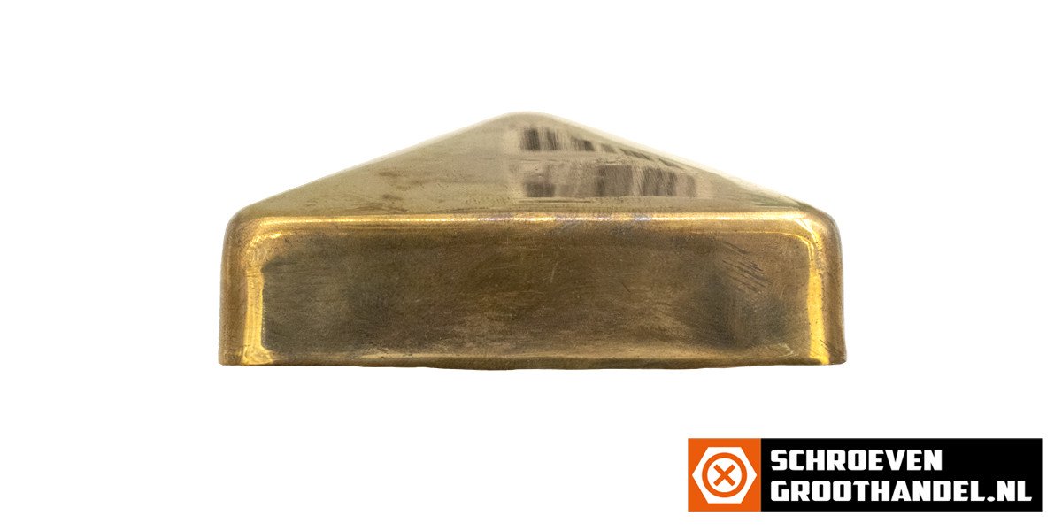 Alternatieve afbeelding voor Paalkap pyramide 91x91 mm koper 1 stuk