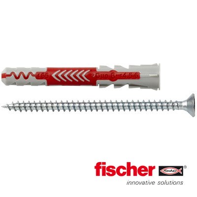Alternatieve afbeelding voor Fischer Duopower pluggen 8x65 S met schroeven 4 stuks