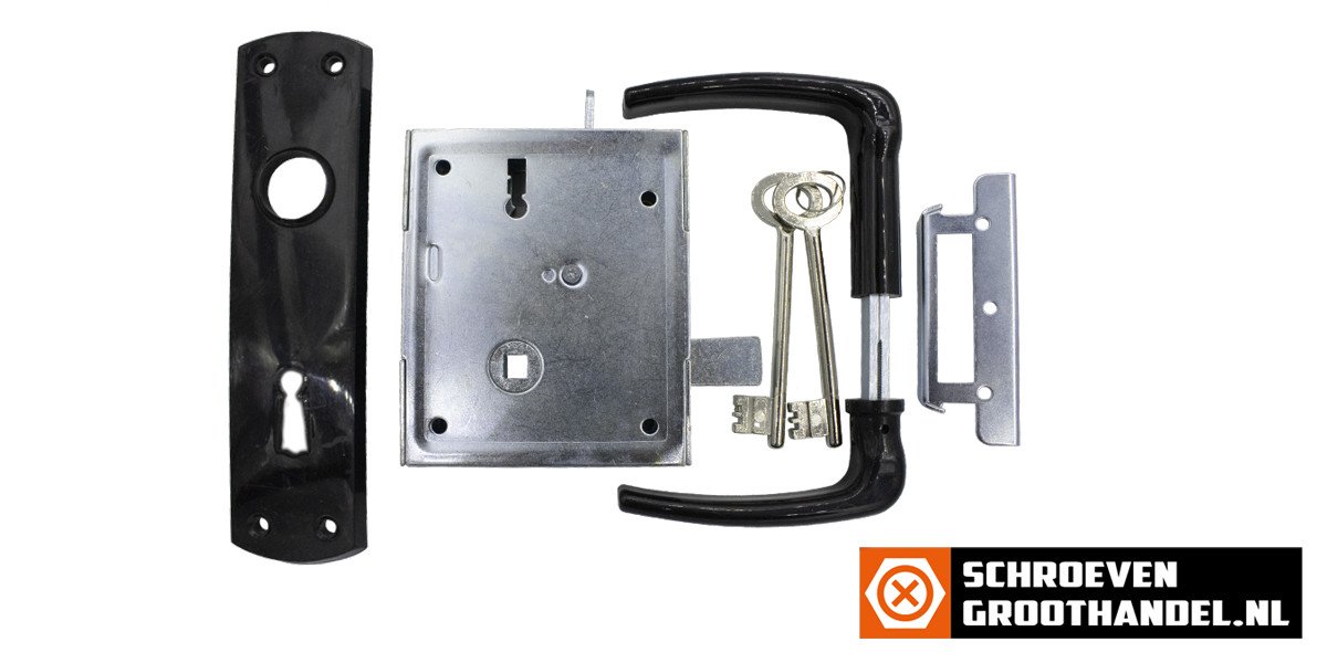 Alternatieve afbeelding voor Poortslot 100x120 mm verzinkt 1 stuk