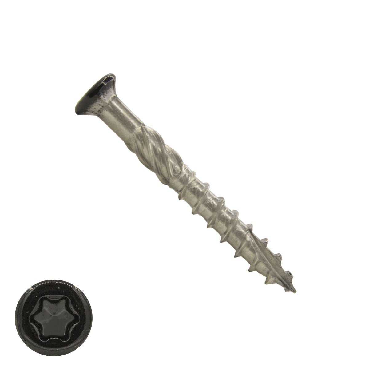 Alternatieve afbeelding voor Potdekselschroeven 4x45 mm RVS C1 RAL9005 gitzwart TORX 200 stuks