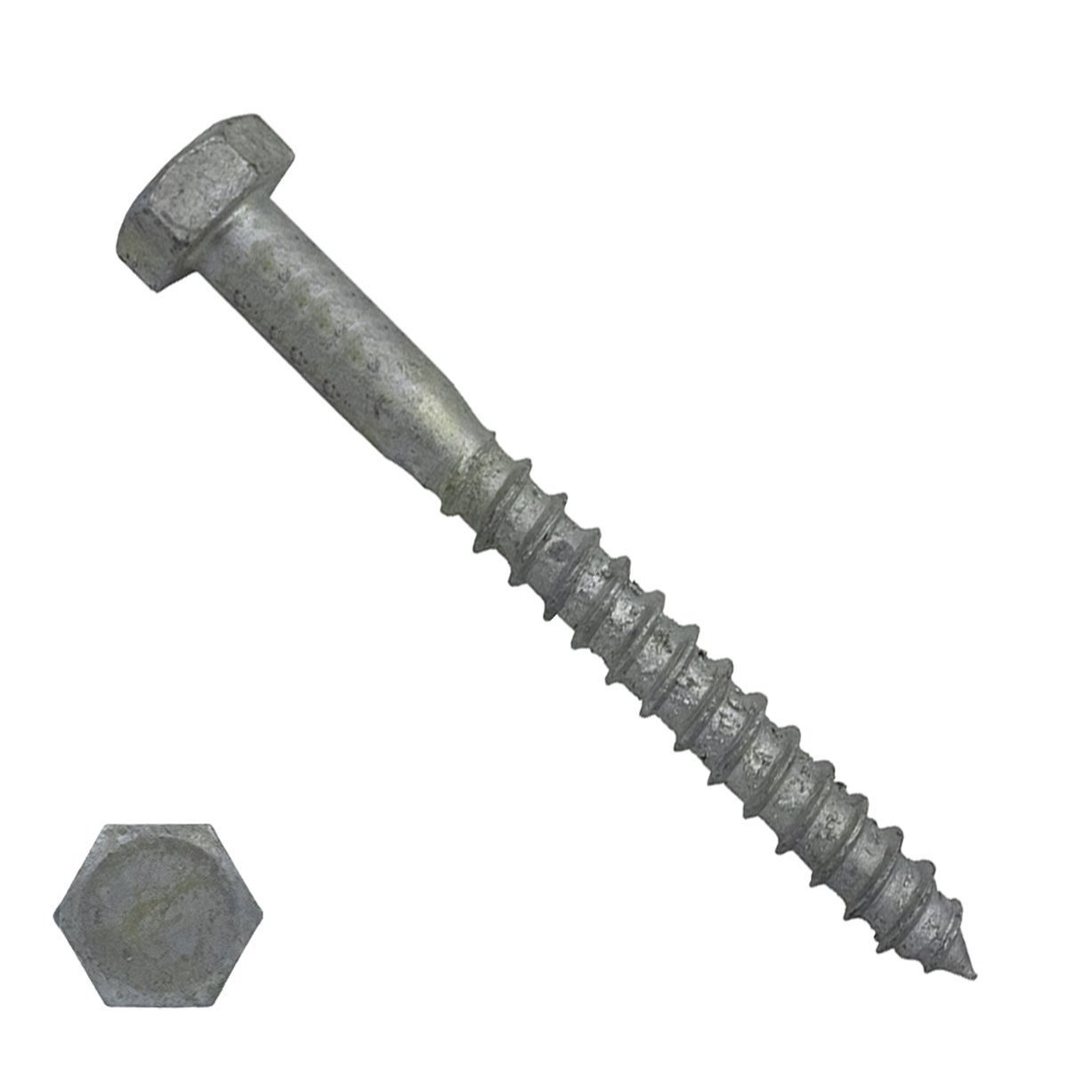 Alternatieve afbeelding voor Houtdraadbouten M10 thermisch verzinkt 10x70 mm 100 stuks