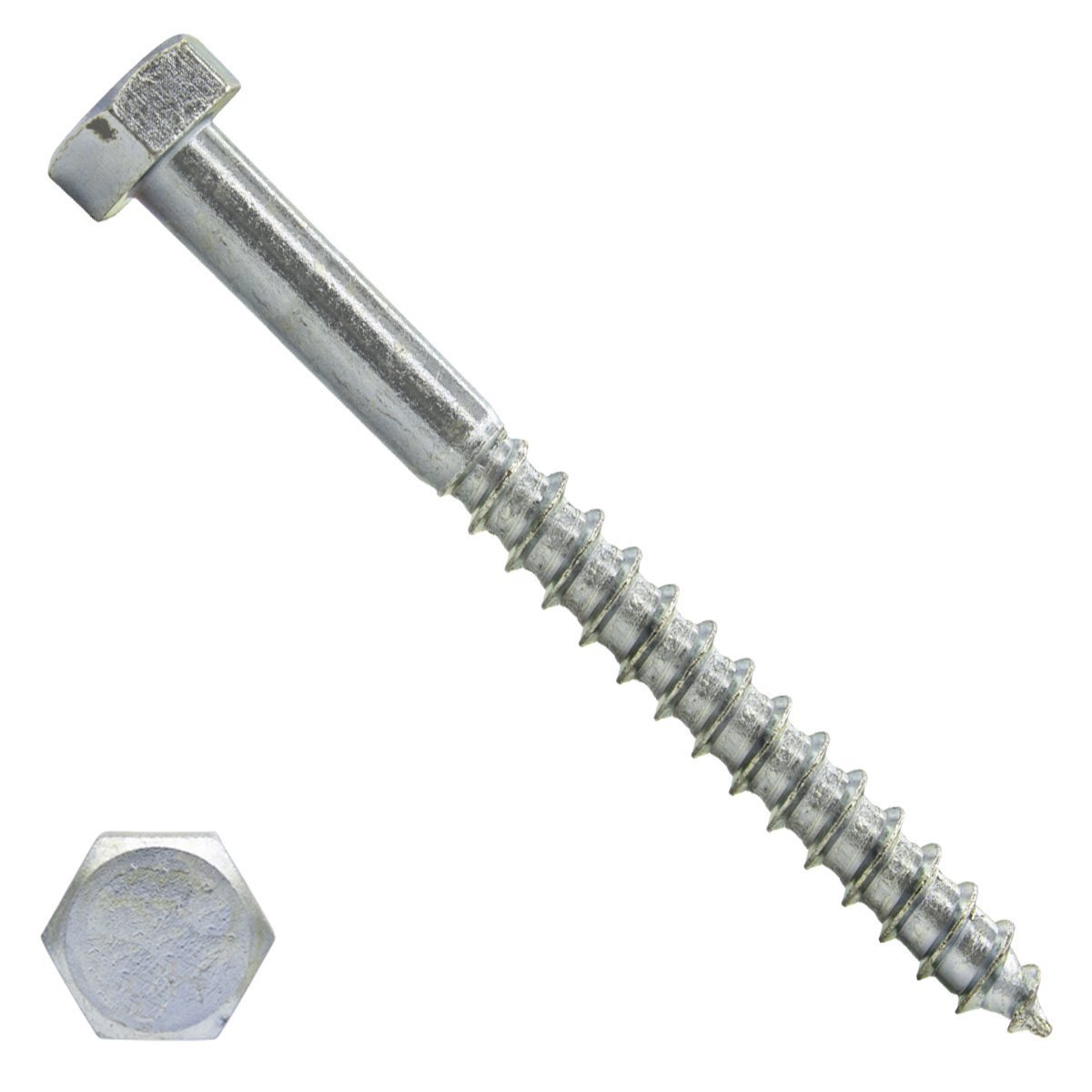 Alternatieve afbeelding voor Houtdraadbouten M6 verzinkt 6x100 mm 100 stuks