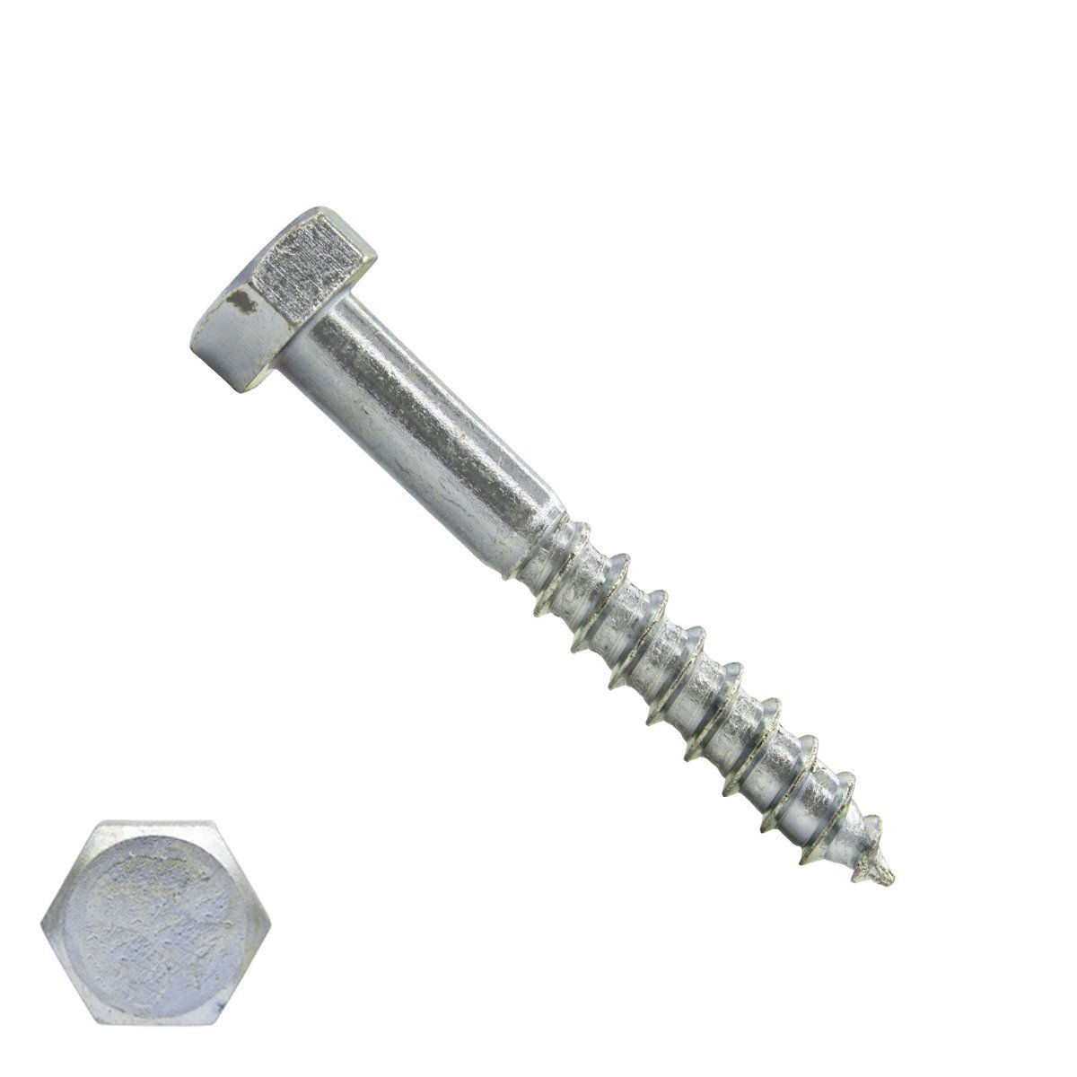 Alternatieve afbeelding voor Houtdraadbouten M6 verzinkt 6x50 mm 200 stuks