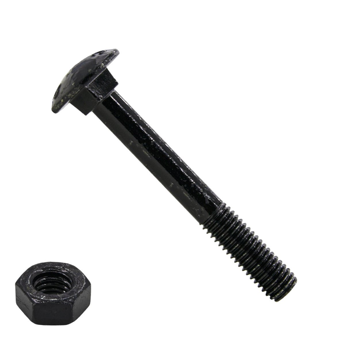 Alternatieve afbeelding voor Slotbouten M8 zwart 8x70 mm met moeren 25 stuks