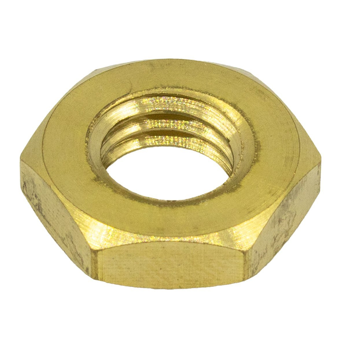 Alternatieve afbeelding voor Zeskantmoeren laag M6 DIN439 messing 25 stuks