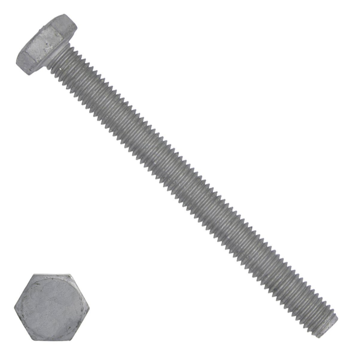 Alternatieve afbeelding voor Tapbouten M16 x 80mm thermisch verzinkt DIN933 25 stuks