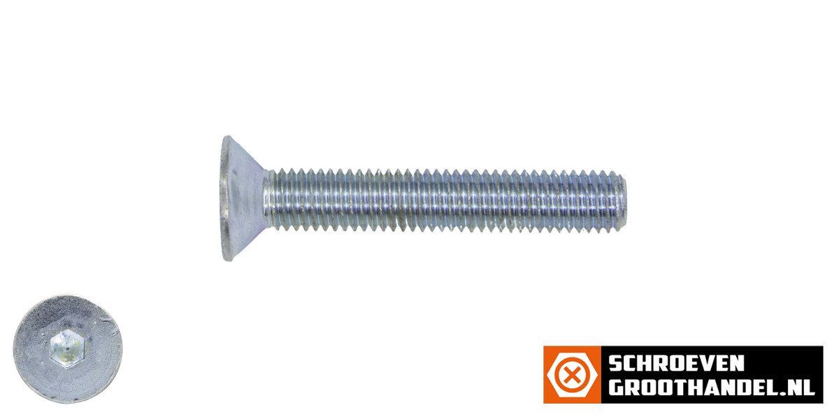 Alternatieve afbeelding voor Inbusbouten verzonken kop  M10 x 40mm verzinkt DIN7991 25 stuks